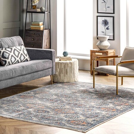 Nuloom Sara Distressed Tribal Motif Area Rug 4ft x 6ft KKSL09A-406